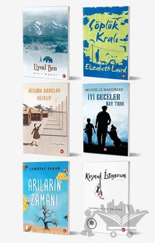 Okullarda Okutulan 8. Sınıf Kitap Seti (6 Kitap Takım) – Elizabeth Laird, Lindsay Eagar, Lois Sepahban, Michelle Moran, Walt Morey, Wendelin Van Draanen – Beyaz Balina Yayınları kitap kapağı