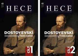 Hece Aylık Edebiyat Dergisi Dostoyevski Özel Sayısı: 43 Yıl: 26 Sayı: 301 Ocak 2022 (2 Cilt) – Hece Dergisi kitap kapağı