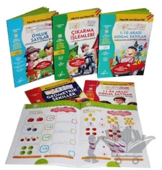 1. Sınıflar İçin Pratik Matematik Serisi 6 Kitap Set – Kolektif – Çocuk Gezegeni kitap kapağı