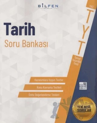 TYT Tarih Soru Bankası – Kolektif – Bilfen Yayıncılık kitap kapağı