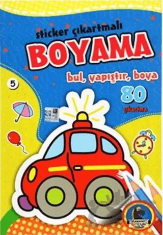 Sticker Çıkartmalı Boyama 5 – Kolektif – Karatay Çocuk kitap kapağı