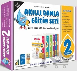 2. Sınıf Akıllı Damla Eğitim Seti - 2019 – Kolektif – Damla Yayınevi kitap kapağı