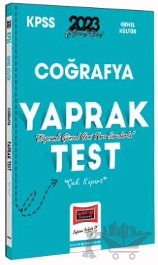 2023 KPSS Coğrafya Çek Kopart Yaprak Test – Kolektif – Yargı Yayınevi kitap kapağı