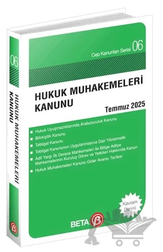 Hukuk Muhakemeleri Kanunu Temmuz 2025 – Celal Ülgen – Beta Yayınevi kitap kapağı