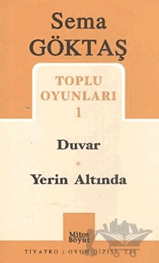 Toplu Oyunları 1 Duvar / Yerin Altında – Sema Göktaş – Mitos Boyut Yayınları kitap kapağı