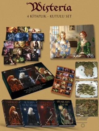 Wisteria Serisi 4 Kitap (Hediyeli Kutu) – Adora Yağmur – İndigo Kitap kitap kapağı