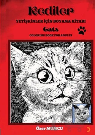 Kediler – Yetişkinler için Boyama Kitabı – Özer Mumcu – Cinius Yayınları kitap kapağı