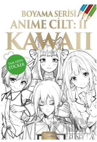 Anime Boyama Cilt II: Kawaii – Kolektif – Teras Kitap kitap kapağı