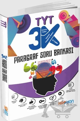 TYT 3K Paragraf Soru Bankası – Kolektif – Katyon Yayınları kitap kapağı