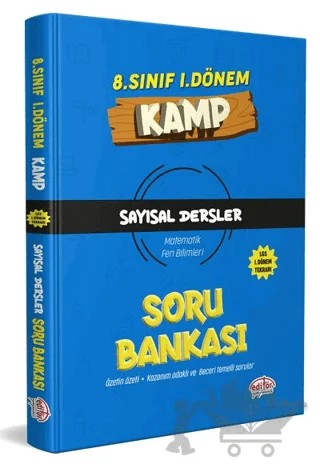 8. Sınıf 1. Dönem Kamp Sayısal Soru Bankası – Kolektif – Editör Yayınevi kitap kapağı