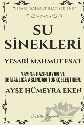 Su Sinekleri – Yesari Mahmut Esat – E-Kitap Yayıncılık kitap kapağı