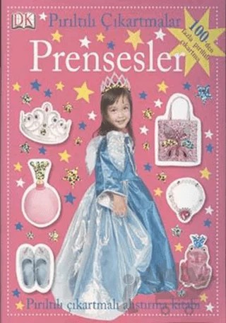 Pırıltılı Çıkartmalar - Prensesler – Dawn Sirett – Pearson Çocuk Kitapları kitap kapağı