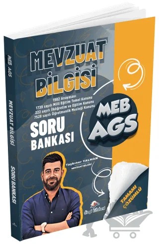 2026 MEB-AGS Mevzuat Bilgisi Soru Bankası Çözümlü – Taşkıner Yalman – Dizgi Kitap kitap kapağı