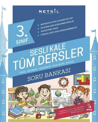 3. Sınıf Sesli Kale Tüm Dersler Soru Bankası – Kolektif – Netbil Yayıncılık kitap kapağı