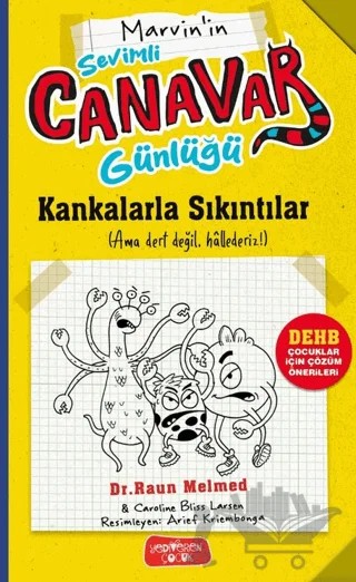 Sevimli Canavar Günlüğü - Kankalarla Sıkıntılar – Raun Melmed – Yediveren Çocuk kitap kapağı