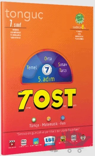 7. Sınıf Tost 5. Adım – Kolektif – Tonguç Akademi kitap kapağı