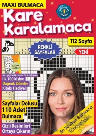 Maxi Kare Karalamaca 24 – Bertan Kodamanoğlu – Maxi Yayıncılık kitap kapağı