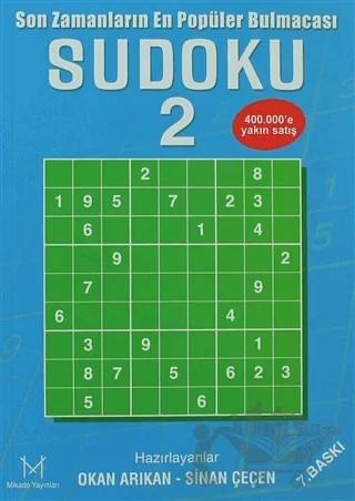 Sudoku 2 – Okan Arıkan, Sinan Çeçen – Mikado Yayınları kitap kapağı