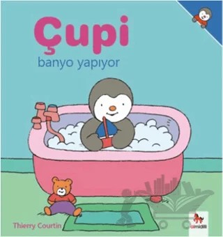 Çupi - Banyo Yapıyor – Thierry Courtin – Almidilli kitap kapağı