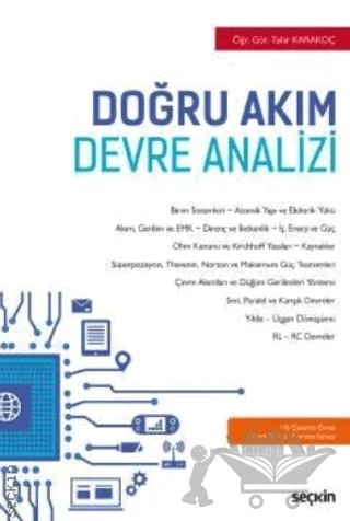 Doğru Akım Devre Analizi – Tahir Karakoç – Seçkin Yayıncılık kitap kapağı