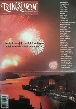 Tansiyon Aylık Kültür Sanat ve Aktüel Dergisi Sayı: 6 Aralık 2022 – Dilkitap Yayınları kitap kapağı