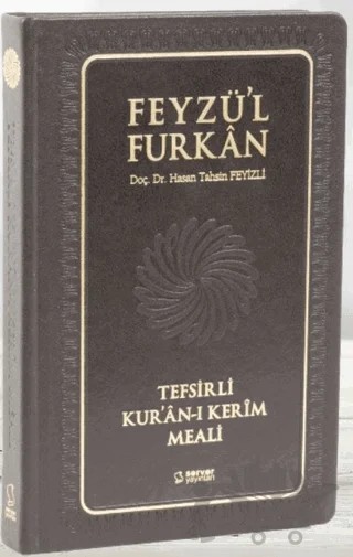 Feyzü'l Furkan Tefsirli Kur'an-ı Kerim Meali - Orta Boy - Deri Cilt – Hasan Tahsin Feyizli – Server Yayınları kitap kapağı