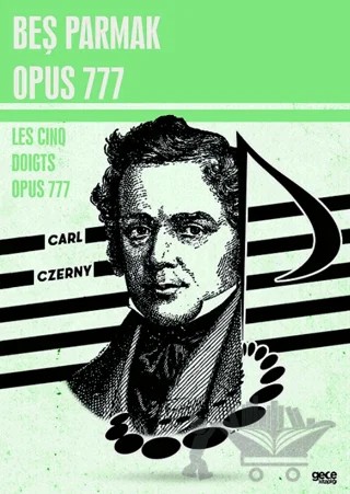 Beş parmak Opus 777 – Carl Czerny – Gece Kitaplığı kitap kapağı