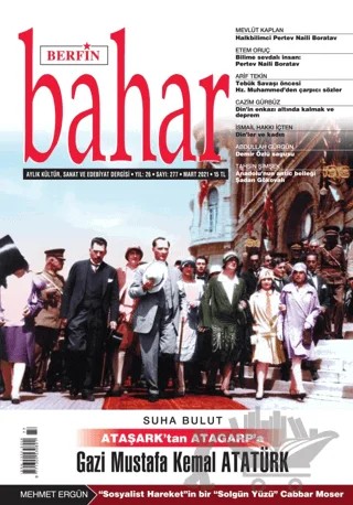 Berfin Bahar Aylık Kültür Sanat ve Edebiyat Dergisi Sayı: 277 Mart 2021 – Berfin Bahar Dergisi kitap kapağı