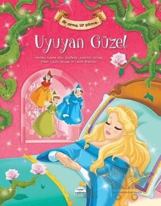 Bir Varmış Bir Yokmuş - Uyuyan Güzel – Stefania Leonardi Hartley – Martı Çocuk Yayınları kitap kapağı