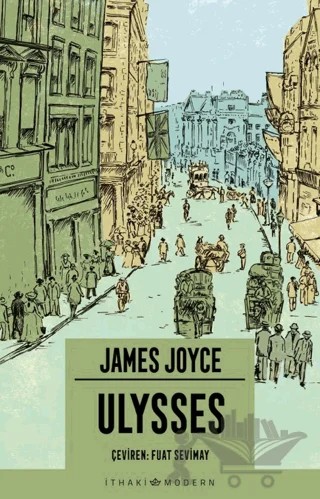 Ulysses – James Joyce – İthaki Yayınları kitap kapağı
