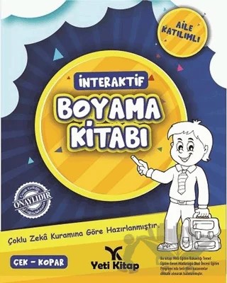 İnteraktif Boyama Kitabı 1 – Feyyaz Ulaş – Yeti Kitap kitap kapağı