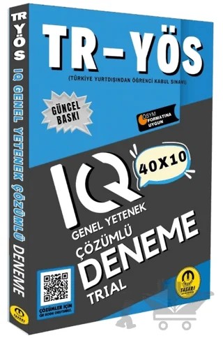 2025 TR YÖS IQ 40X10 Çözümlü Deneme – Özgen Bulut – Tasarı Eğitim Yayınları kitap kapağı