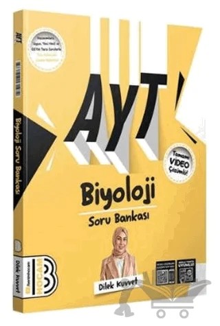 2025 AYT Biyoloji Tamamı Video Çözümlü Soru Bankası – Dilek Kuvvet – Benim Hocam Yayınları kitap kapağı