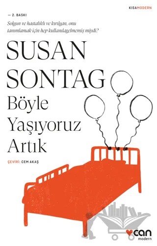 Böyle Yaşıyoruz Artık – Susan Sontag – Can Yayınları kitap kapağı