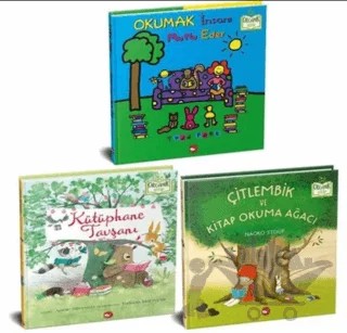 Okumayı Seviyorum Set - Organik Kitap (3 Kitap Takım) – Annie Silvesso, Naoko Stoop, Todd Parr – Beyaz Balina Yayınları kitap kapağı