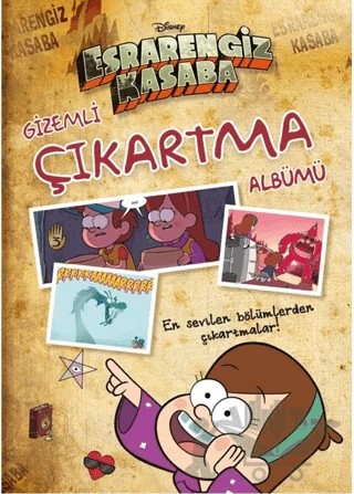 Dısney Esrarengiz Kasaba Gizemli Çıkartma Albümü – Kolektif – Beta Kids kitap kapağı