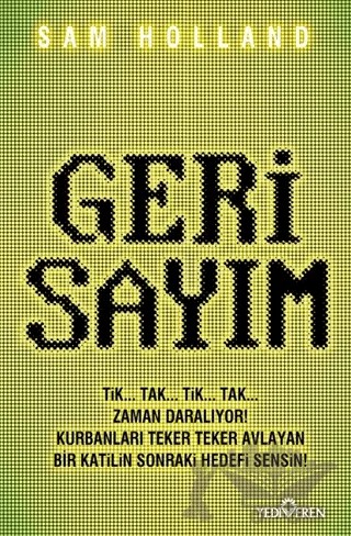 Geri Sayım – Sam Holland – Yediveren Yayınları kitap kapağı