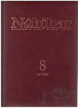 Nubihar Kovar Çerm: 8 Hejmar: 87-90 – Nubihar Dergisi kitap kapağı