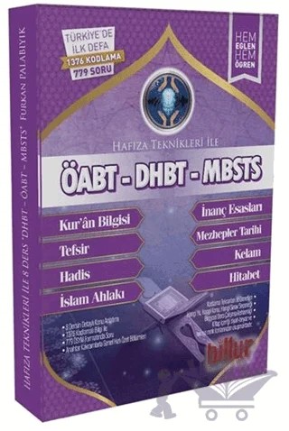 Hafıza Teknikleri ile 1376 Kodlamalı 8 Ders Detaylı Konu Anlatımı ve 779 Soru ÖABT-DHBT-MBSTS – Furkan Palabıyık – Billur Yayınları kitap kapağı