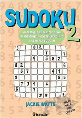 Sudoku 2 – Jackie Watts – İnkılap Kitabevi kitap kapağı