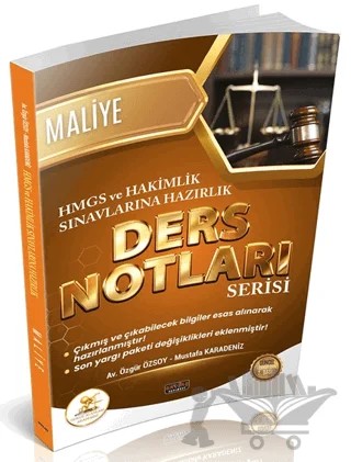 HUKAL HMGS - Hakimlik Maliye Ders Notları – Özgür Özsoy, Mustafa Karadeniz – Savaş Yayınevi kitap kapağı