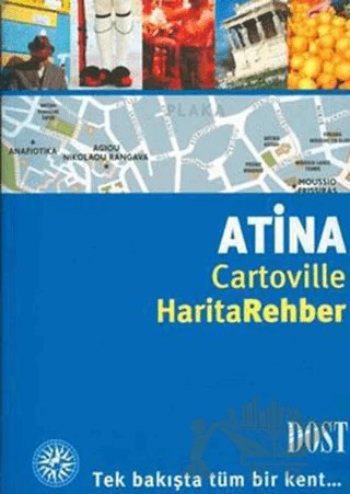 Atina Cartoville Harita Rehber – Estelle Renard, Frixos Kokkonis, Julie Subtil, Kerassia Douni, Kolektif – Dost Kitabevi Yayınları kitap kapağı