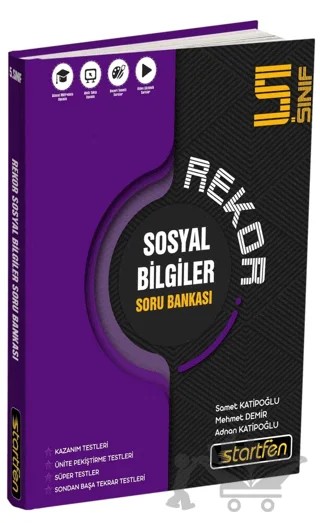 5. Sınıf Sosyal Bilgiler Rekor Soru Bankası – Kolektif – Startfen Yayınları kitap kapağı