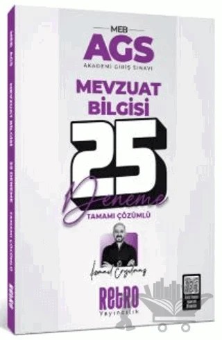 MEB AGS Mevzuat Bilgisi 25'li Deneme – İsmail Eryılmaz – Retro Yayıncılık kitap kapağı