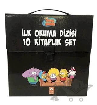 Kral Şakir İlk Okuma Kitapları Çantalı Set (10 Kitap Takım) - Siyah – Varol Yaşaroğlu – Eksik Parça Yayınları kitap kapağı