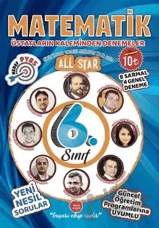 6. Sınıf Matematik All Star Denemeler – Kolektif – Newton Yayınları kitap kapağı