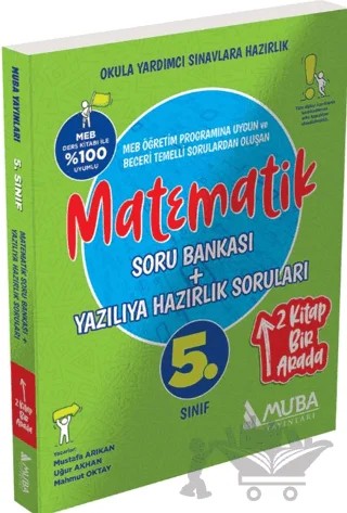 5. Sınıf Matematik Soru Bankası + Yazılıya Hazırlık Soruları 2'Si 1 Arada – Kolektif – Muba Yayınları kitap kapağı