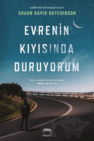 Evrenin Kıyısında Duruyorum – Shaun David Hutchinson – Yabancı Yayınları kitap kapağı