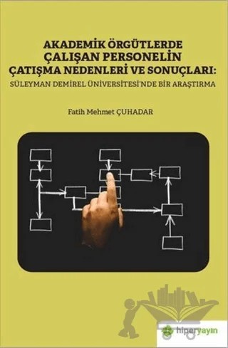 Akademik Örgütlerde Çalışan Personelin Çatışma Nedenleri ve Sonuçları: Süleyman Demirel Üniversitesi’nde Bir Araştırma – Fatih Mehmet Çuhadar – Hiperlink Yayınları kitap kapağı