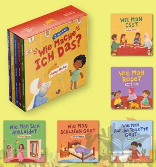 Wie mache Ich Das Adap - Reihe 5 Bücher (Almanca, Nasıl Yaparım Seti - 5 Kitap) – Puset Kitap kitap kapağı